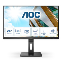 AOC Pro-line 24P2QM - P2 Series - monitor a LED - 24" (23.8" visualizzabile) - 1920 x 1080 Full HD (1080p) @ 75 Hz - VA - 300 cd