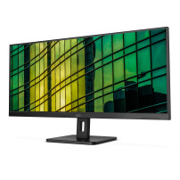 AOC Essential-line U34E2M/BK - Monitor a LED - 34" - 3440 x 1440 WQHD @ 100 Hz - VA - 300 cd/m² - 4000:1 - 4 ms - 2xHDMI, Displa