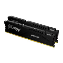 Kingston FURY Beast - DDR5 - kit - 32 GB: 2 x 16 GB - DIMM 288-PIN - 5200 MT/s / PC5-41600 - CL36 - 1.25 V - senza buffer - on-d