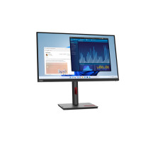 Lenovo ThinkVision T27p-30 - Monitor a LED - 27" - 3840 x 2160 4K @ 60 Hz - IPS - 350 cd/m² - 1300:1 - 4 ms - HDMI, DisplayPort,