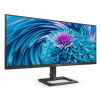 Philips E-line 346E2LAE - Monitor a LED - 34" - 3440 x 1440 WQHD @ 100 Hz - VA - 300 cd/m² - 4000:1 - 1 ms - HDMI, DisplayPort, 