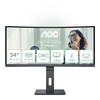 AOC Pro-line CU34P3CV - P3 Series - monitor a LED - curvato - 34" - 3440 x 1440 UWQHD @ 100 Hz - VA - 300 cd/m² - 3000:1 - 4 ms 