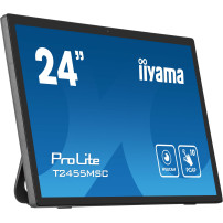 iiyama ProLite T2455MSC-B1 - Monitor a LED - 24" (23.8" visualizzabile) - touchscreen - 1920 x 1080 Full HD (1080p) - IPS - 400 