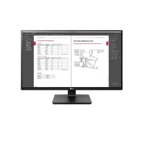 LG 27BN65QP-B - Monitor a LED - 27" - 2560 x 1440 QHD @ 75 Hz - IPS - 350 cd/m² - 1000:1 - HDR10 - 5 ms - 2xHDMI, DisplayPort - 