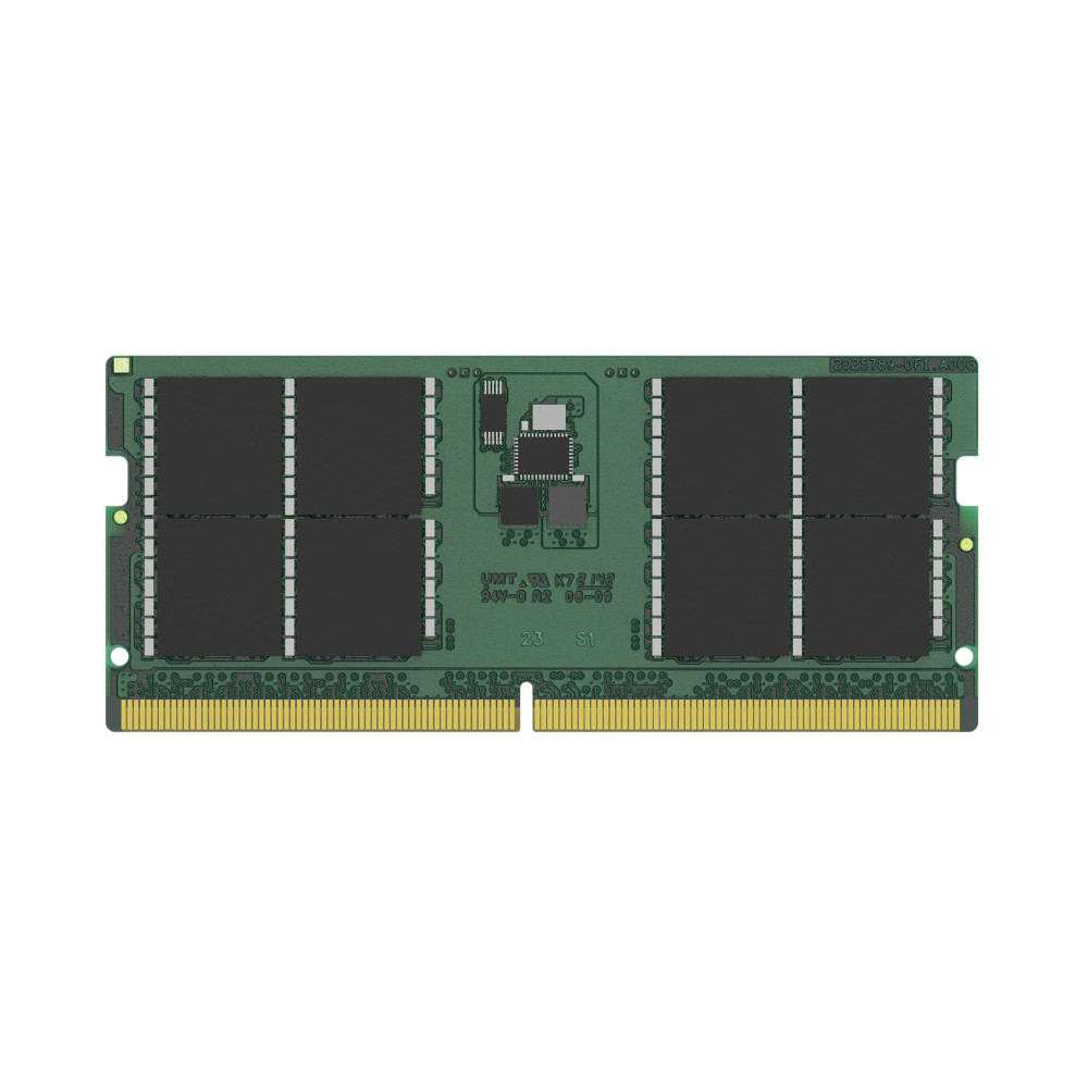 Kingston - DDR5 - modulo - 32 GB - SO DIMM 262-pin - 5600 MT/s / PC5-44800 - CL46 - 1.1 V - senza buffer - non ECC Kingston - DDR5 - modulo - 32 GB - SO DIMM 262-pin - 5600 MT/s / PC5-44800 - CL46 - 1.1 V - senza buffer - non ECC