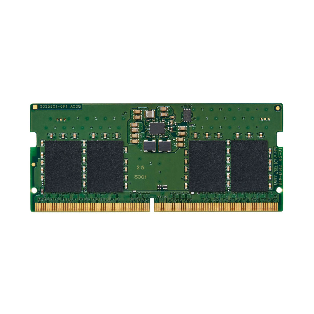 Kingston - DDR5 - modulo - 8 GB - SO DIMM 262-pin - 5600 MT/s / PC5-44800 - CL46 - 1.1 V - senza buffer - ECC Kingston - DDR5 - modulo - 8 GB - SO DIMM 262-pin - 5600 MT/s / PC5-44800 - CL46 - 1.1 V - senza buffer - ECC