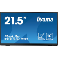 iiyama ProLite T2255MSC-B1 - Monitor a LED - 21.5" - touchscreen - 1920 x 1080 Full HD (1080p) @ 60 Hz - IPS - 400 cd/m² - 1000: