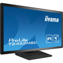 iiyama ProLite T2452MSC-B1 - Monitor a LED - 24" (23.8" visualizzabile) - touchscreen - 1920 x 1080 Full HD (1080p) - IPS - 400 