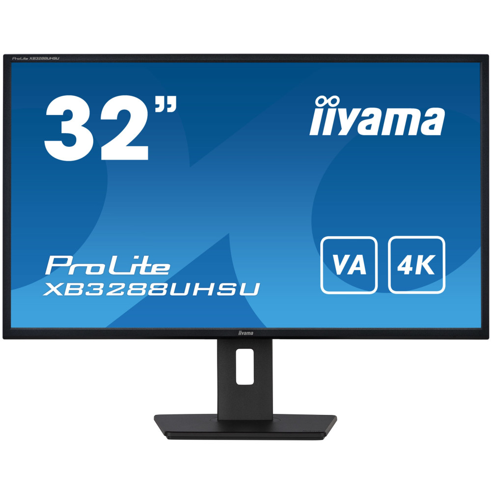 iiyama ProLite XB3288UHSU-B5 - Monitor a LED - 32" (31.5" visualizzabile) - 3840 x 2160 4K @ 60 Hz - VA - 300 cd/m² - 3000:1 - 3 iiyama ProLite XB3288UHSU-B5 - Monitor a LED - 32" (31.5" visualizzabile) - 3840 x 2160 4K @ 60 Hz - VA - 300 cd/m² - 3000:1 - 3