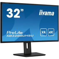 iiyama ProLite XB3288UHSU-B5 - Monitor a LED - 32" (31.5" visualizzabile) - 3840 x 2160 4K @ 60 Hz - VA - 300 cd/m² - 3000:1 - 3