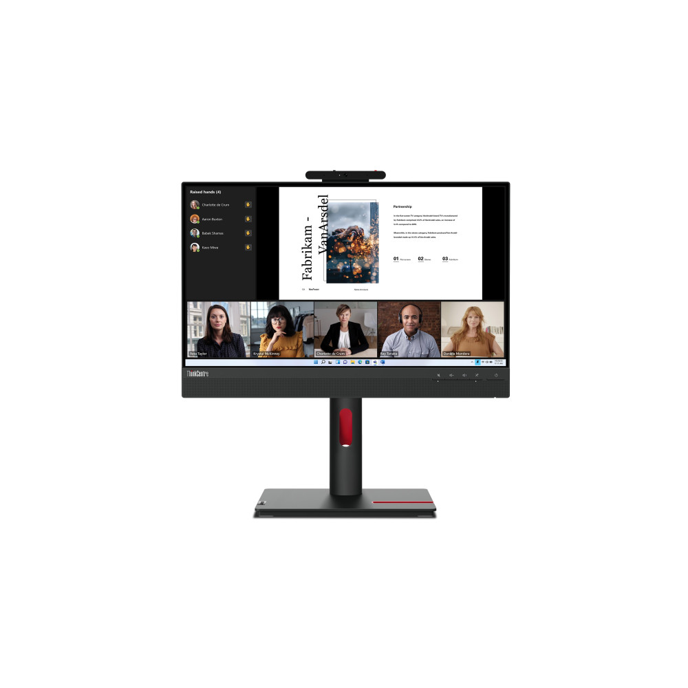 Lenovo ThinkCentre Tiny-in-One 22 Gen 5 - Monitor a LED - 22" (21.5" visualizzabile) - touchscreen - 1920 x 1080 Full HD (1080p)