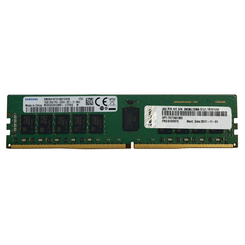 Lenovo ThinkSystem - DDR5 - modulo - 32 GB - DIMM 288-PIN - 4800 MHz / PC5-38400 - on-die ECC Lenovo ThinkSystem - DDR5 - modulo - 32 GB - DIMM 288-PIN - 4800 MHz / PC5-38400 - on-die ECC
