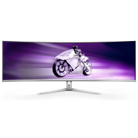 Philips Evnia 8000 49M2C8900 - Monitor OLED - gaming - curvato - 49" (48.9" visualizzabile) - 5120 x 1440 Dual Quad HD @ 240 Hz 