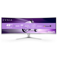 Philips Evnia 8000 49M2C8900 - Monitor OLED - gaming - curvato - 49" (48.9" visualizzabile) - 5120 x 1440 Dual Quad HD @ 240 Hz 