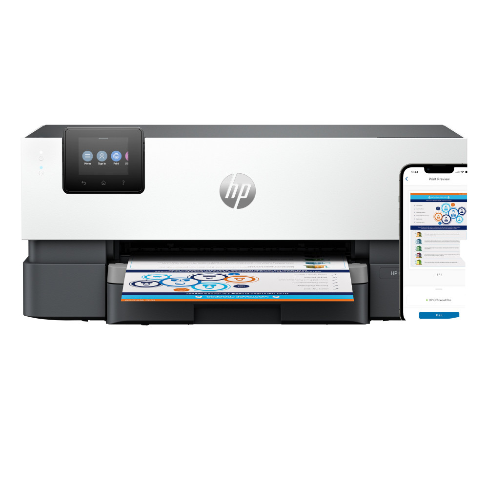 HP Officejet Pro 9110b - Stampante - colore - Duplex - ink-jet - A4/Legal - 1200 x 1200 dpi - fino a 22 ppm (mono) / fino a 18 p