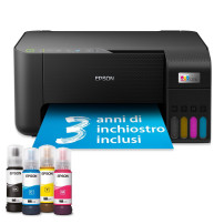 Epson EcoTank ET-2860 - Stampante multifunzione - colore - ink-jet - ITS - A4 (supporti) - fino a 10 ppm (stampa) - 100 fogli - 