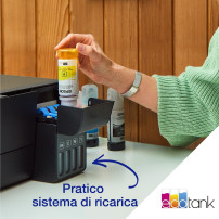 Epson EcoTank ET-2860 - Stampante multifunzione - colore - ink-jet - ITS - A4 (supporti) - fino a 10 ppm (stampa) - 100 fogli - 