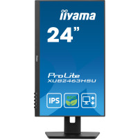 iiyama ProLite XUB2463HSU-B1 - Monitor a LED - 24" (23.8" visualizzabile) - 1920 x 1080 Full HD (1080p) @ 100 Hz - IPS - 250 cd/