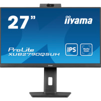 iiyama ProLite XUB2790QSUH-B1 - Monitor a LED - 27" - 2560 x 1440 QHD @ 100 Hz - IPS - 250 cd/m² - 1300:1 - 0.4 ms - HDMI, Displ