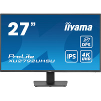 iiyama ProLite XU2792UHSU-B6 - Monitor a LED - 27" - 3840 x 2160 4K @ 60 Hz - IPS - 350 cd/m² - 1300:1 - 4 ms - HDMI, DisplayPor