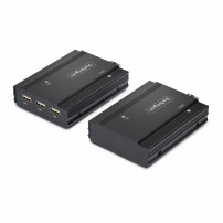 StarTech.com DisplayPort KVM Console Extender Over Fiber Optic, 4K 60Hz - Prolunga video/audio/USB - DisplayPort - fino a 300 m 