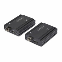 StarTech.com DisplayPort KVM Console Extender Over Fiber Optic, 4K 60Hz - Prolunga video/audio/USB - DisplayPort - fino a 300 m 
