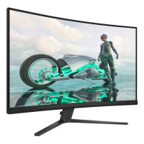 Philips Evnia 3000 32M2C3500L - Monitor a LED - gaming - curvato - 32" (31.5" visualizzabile) - 2560 x 1440 QHD @ 180 Hz - Fast 