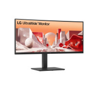 LG UltraWide 34BA75QE-B - Monitor a LED - curvato - 34" - 3440 x 1440 WQHD @ 60 Hz - IPS - 300 cd/m² - HDR10 - 5 ms - 2xHDMI, Di