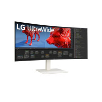 LG UltraWide 38BR85QC-W - Monitor a LED - curvato - 38" - 3840 x 1600