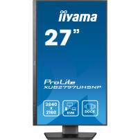 iiyama ProLite XUB2797UHSNP-B1 - Monitor a LED - 27" - 3840 x 2160 4K @ 60 Hz - IPS - 350 cd/m² - 1300:1 - 4 ms - HDMI, DisplayP