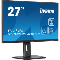 iiyama ProLite XUB2797UHSNP-B1 - Monitor a LED - 27" - 3840 x 2160 4K @ 60 Hz - IPS - 350 cd/m² - 1300:1 - 4 ms - HDMI, DisplayP