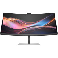 HP 734pm - Series 7 Pro - monitor a LED - curvato - 34" - 3440 x 1440 WQHD @ 120 Hz - IPS Black - 400 cd/m² - 2000:1 - DisplayHD