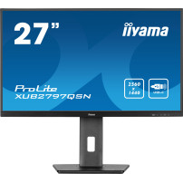 iiyama ProLite XUB2797QSN-B2 - Monitor a LED - 27" - 2560 x 1440 QHD @ 100 Hz - IPS - 300 cd/m² - 1300:1 - 1 ms - HDMI, DisplayP
