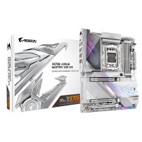 GIGABYTE X870E AORUS MASTER X3D ICE Scheda Madre – Supporta CPU AMD Ryzen 9000, VRM Digitale a 18+2+2 fasi, fino a 9000 Hz DDR5 