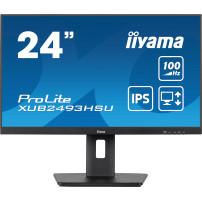 iiyama ProLite XUB2493HSU-B7 - Monitor a LED - 24" (23.8" visualizzabile) - 1920 x 1080 Full HD (1080p) @ 100 Hz - IPS - 250 cd/
