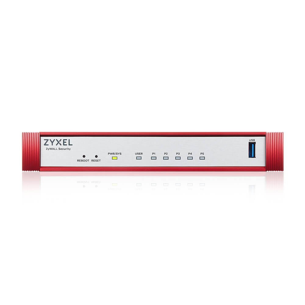 Zyxel USG Flex H Series 50H - Firewall - con 1 anno pacchetto Gold Security Pack - 5 porte - 1GbE - gestito da cloud - per Zyxel