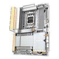GIGABYTE X870E AERO X3D WOOD Scheda Madre - Supporta CPU AMD Ryzen 9000, VRM digitale a 16+2+2 fasi, fino a 9000Hz DDR5 (O.C.), 