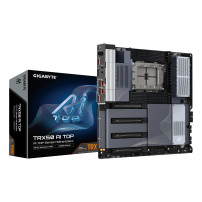 GIGABYTE TRX50 AI TOP-2B Scheda Madre – CPU AMD Ryzen Threadripper PRO 7000, VRM digitale a 16+8+4 fasi, fino a 5200 MHz DDR5, 4