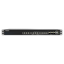 QNAP QSW-M5218P-6F12T switch di rete Gestito L3 10G Ethernet (100/1000/10000) Supporto Power over Ethernet (PoE) 1U Nero