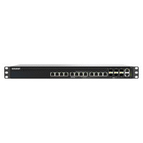 QNAP QSW-M5218P-6F12T switch di rete Gestito L3 10G Ethernet (100/1000/10000) Supporto Power over Ethernet (PoE) 1U Nero