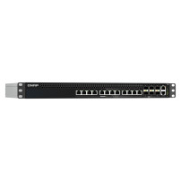 QNAP QSW-M5218P-6F12T switch di rete Gestito L3 10G Ethernet (100/1000/10000) Supporto Power over Ethernet (PoE) 1U Nero