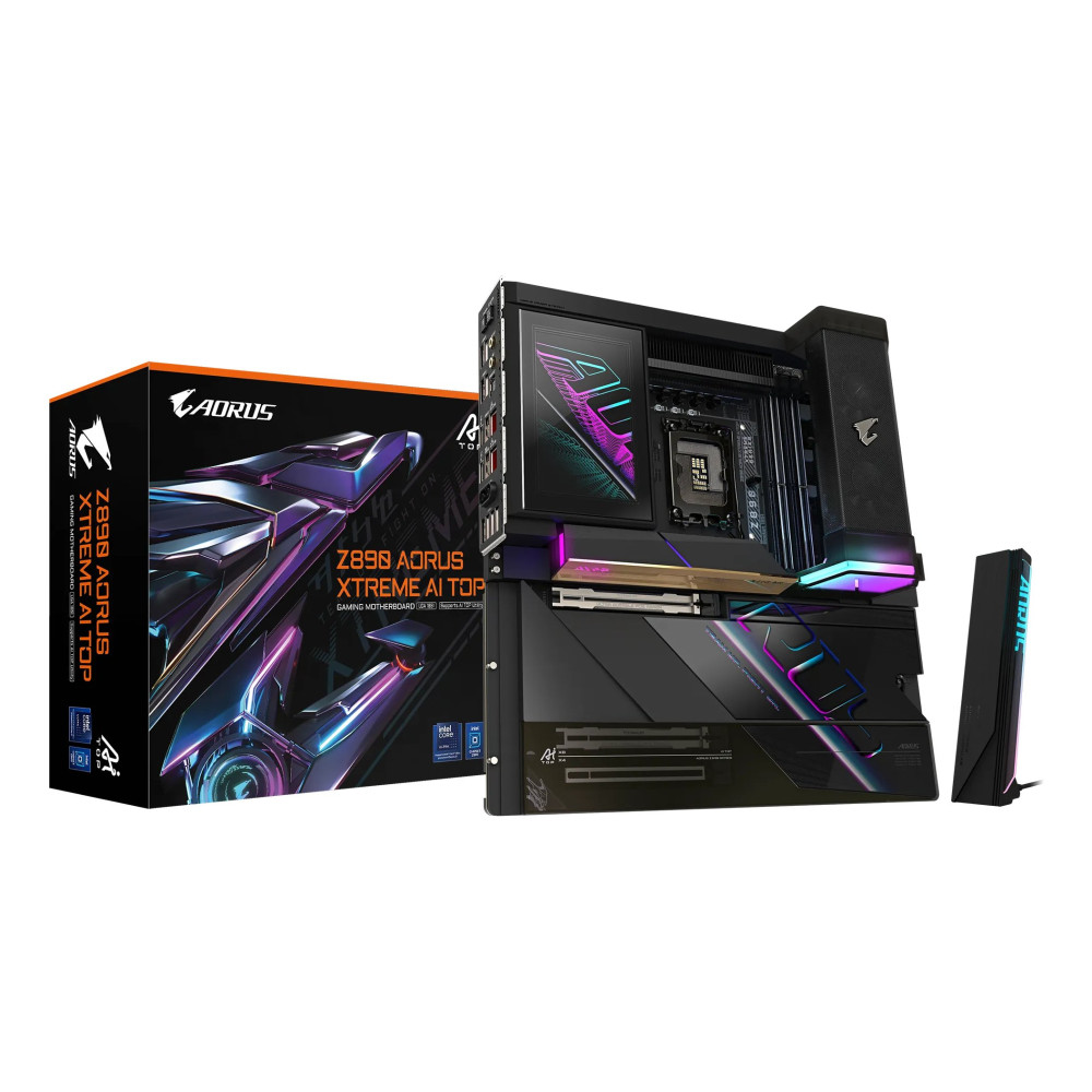 GIGABYTE Z890 AORUS XTREME AI TOP Scheda Madre - Supporta CPU Intel Core Ultra (Serie 2), VRM a 22+1+2 fasi, fino a 9500MHz DDR5