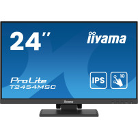iiyama ProLite T2454MSC-B2AG - Monitor a LED - 23.8" - touchscreen - 1920 x 1080 Full HD (1080p) @ 75 Hz - IPS - 300 cd/m² - 100