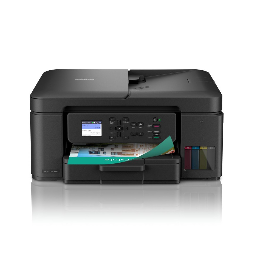 Brother DCP-T780DW - Stampante multifunzione - colore - ink-jet - ITS - A4/Legal (supporti) - 150 fogli - USB 2.0, Wi-Fi(n) Brother DCP-T780DW - Stampante multifunzione - colore - ink-jet - ITS - A4/Legal (supporti) - 150 fogli - USB 2.0, Wi-Fi(n)
