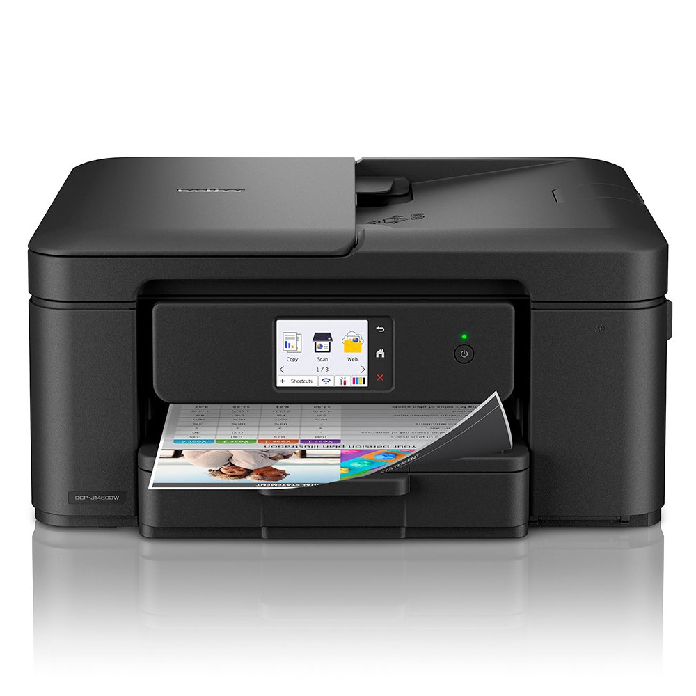 Brother DCP-J1460DW - Stampante multifunzione - colore - ink-jet - A4/Legal (supporti) - 150 fogli - USB 2.0, Wi-Fi(n) Brother DCP-J1460DW - Stampante multifunzione - colore - ink-jet - A4/Legal (supporti) - 150 fogli - USB 2.0, Wi-Fi(n)