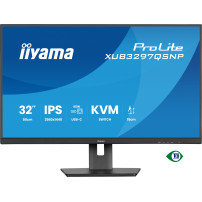 iiyama ProLite XUB3297QSNP-B1 - Monitor a LED - 32" (31.5" visualizzabile) - 2560 x 1440 QHD @ 100 Hz - IPS - 350 cd/m² - 1000:1