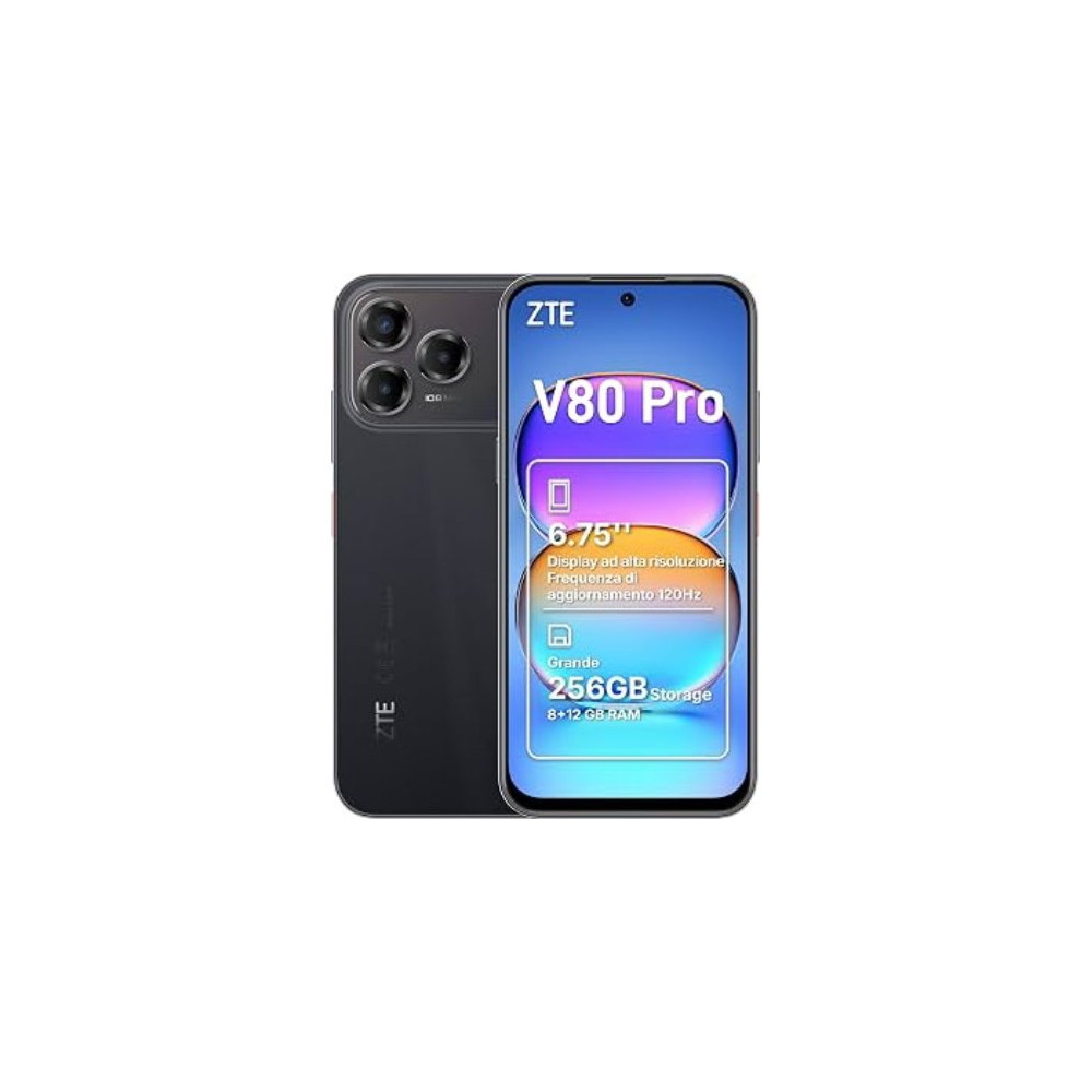 ZTE BLADE V80 PRO 8+256GB 5.5" FEATHER BLACK TIM