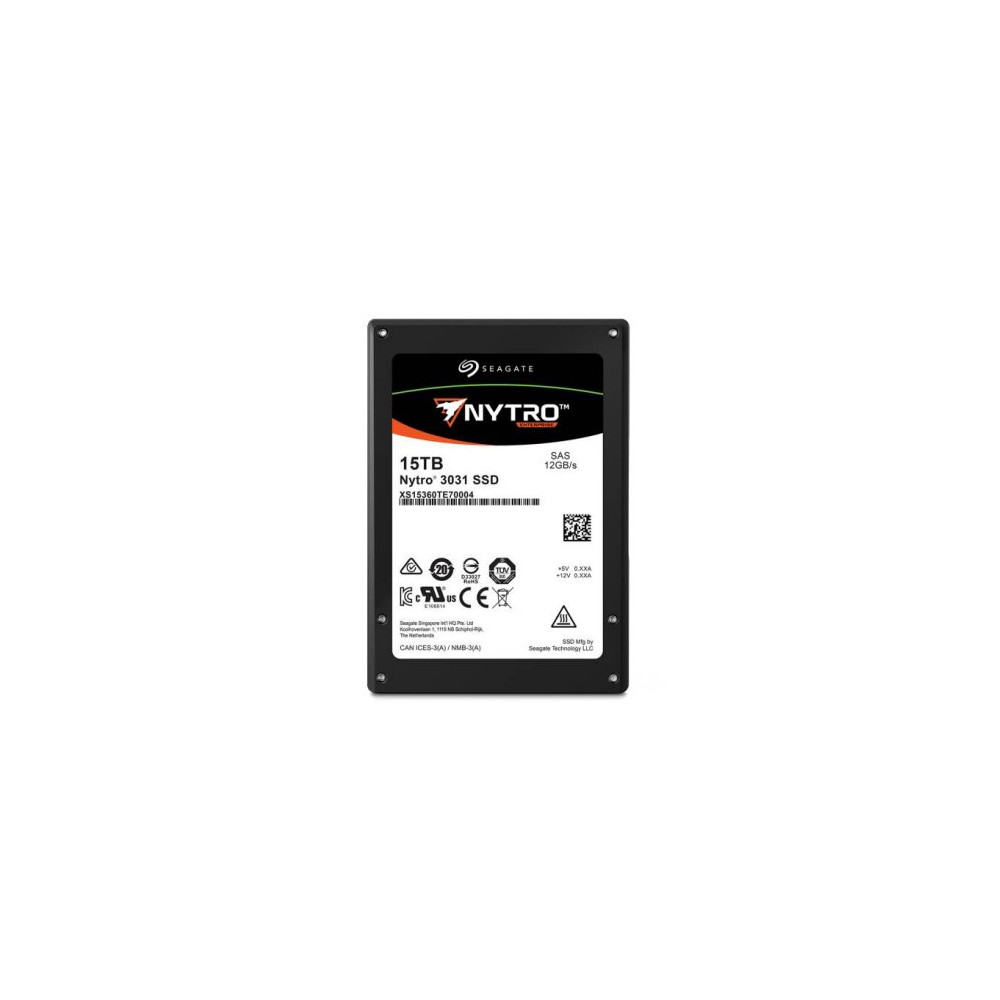 Seagate Enterprise XS15360TE70014 drives allo stato solido 15,4 TB 2.5" SAS 3D eTLC
