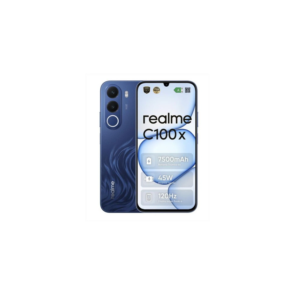 REALME C100X 4G 4+256GB 6.8" DUAL SIM NFC DEEPBLUE TIDES TIM ITALIA