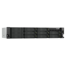 QNAP TS-855EU-RP NAS Armadio (2U) Intel Atom® C5125 8 GB DDR4 0 TB QuTS hero Nero